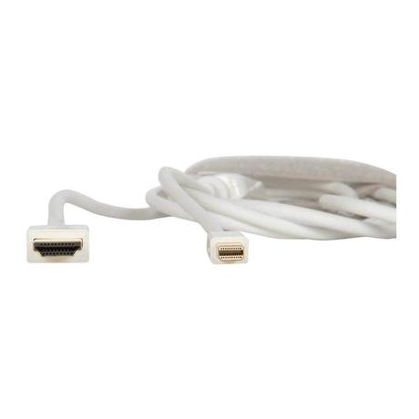 UltraProlink MP340 1.8 m MINI Display Port to HDMI Cable Adapter, White-4