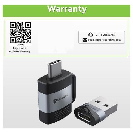 UltraProlink UL1076 USB Type C OTG to USB Type A Adapter with 3A Charge-6