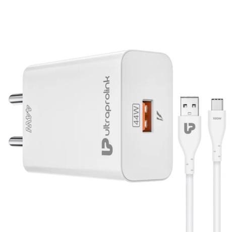 UltraProlink UM1135 44 W Multi Protocol Fast Travel Charger with 100 cm (1 m) Fast Charging Cable-0