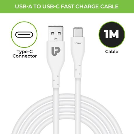 UltraProlink UM1135 44 W Multi Protocol Fast Travel Charger with 100 cm (1 m) Fast Charging Cable-2