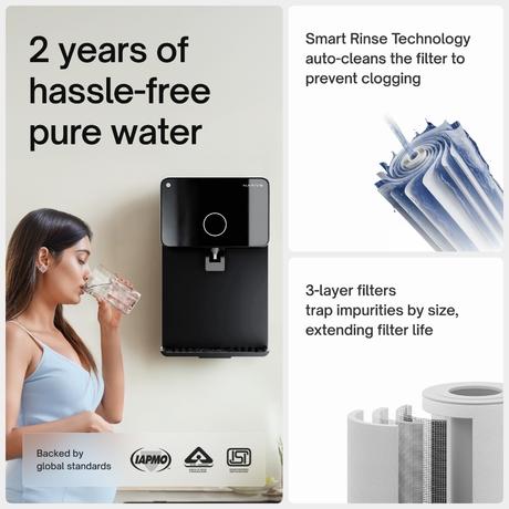 Urban Company Native 8 L Copper Water Purifier, M1-8