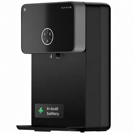 Urban Company Native M2 Pro Water Purifier, 10-Stage RO+UV+Copper+Alkaline+Mineraliser, No Service for 2 Years, Preset Touch Dispensing + Battery, Smart Real-time Tracking-0