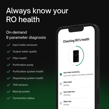 Urban Company Native M2 Pro Water Purifier, 10-Stage RO+UV+Copper+Alkaline+Mineraliser, No Service for 2 Years, Preset Touch Dispensing + Battery, Smart Real-time Tracking-9