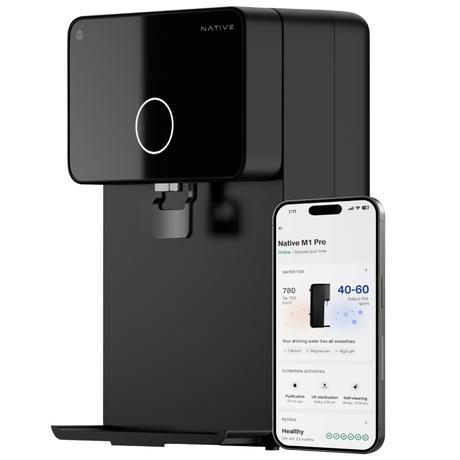 Urban Company Native M1 Pro Water Purifier, 10-Stage RO+UV+Copper+Alkaline+Mineraliser, No Service for 2 Years, Smart Real-time Tracking-1