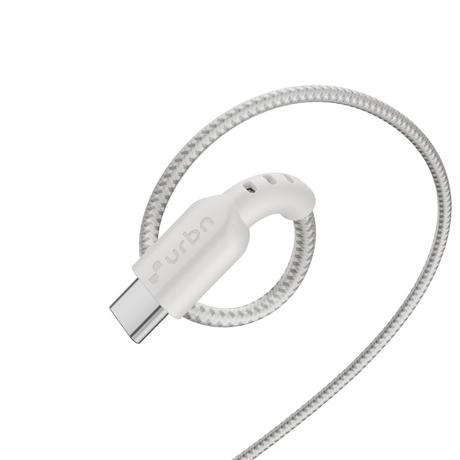 Urbn 60 W Pro Cord USB Type C to Type C Power Cable, White-4