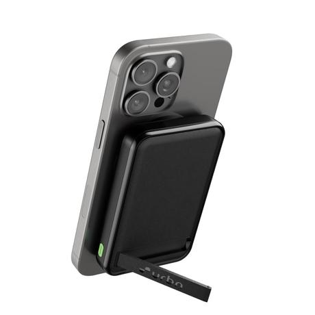 Urbn 10000 mAh 15 W Arc MagTag Power Bank with stand, Black-0