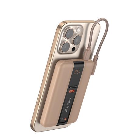 Urbn One Aero 5000 mAh Magsafe Power Bank, Mocha, UPR027-0