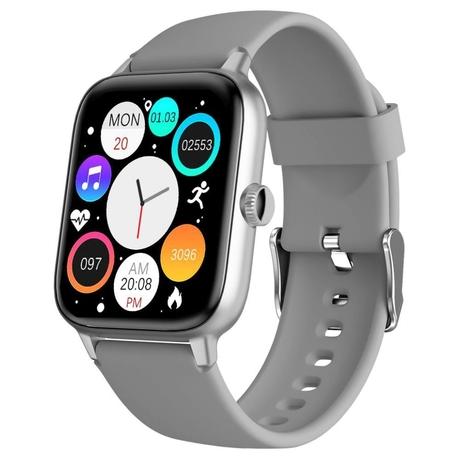 Gizmore Gizfit Blaze X Smartwatch with Bluetooth Calling, Multiple Sports  Mode, Grey