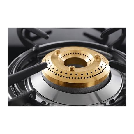 Usha Ebony GS4001 Cooktop with 4 Brass Burners-6