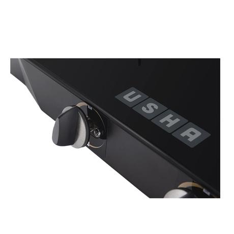 Usha Ebony GS2001 Cooktop with 2 Brass Burners-5