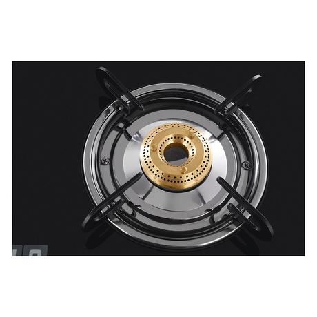 Usha Ebony GS2001 Cooktop with 2 Brass Burners-6