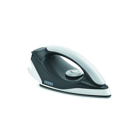 Usha Aurora, 1000 Watts, Dry Iron, Five Frabic Settings, Multi Colored LED Tail Light, Weilburger Non-Stick Soleplate, Shockproof Body, Black-1