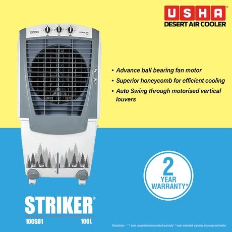 Usha STRIKER 100SD1 Desert Air Cooler, 100 Litre-3