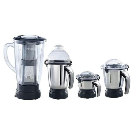 Usha Maximus Plus 800 Watt Mixer Grinder with 4 Stainless Steel Jar, Grey-1