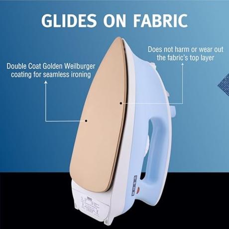 Usha Goliath Spraytech Dry Iron 1200 W, Blue & White-1