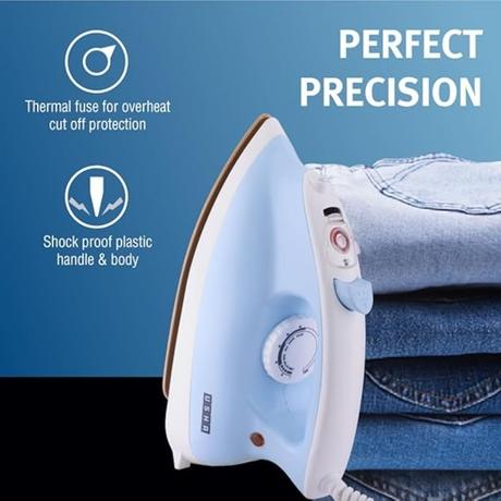 Usha Goliath Spraytech Dry Iron 1200 W, Blue & White-3