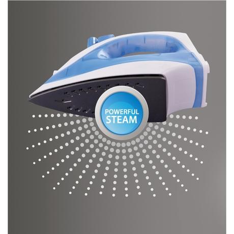 Usha 3713 Steam Iron 1300 W, Blue and White-1