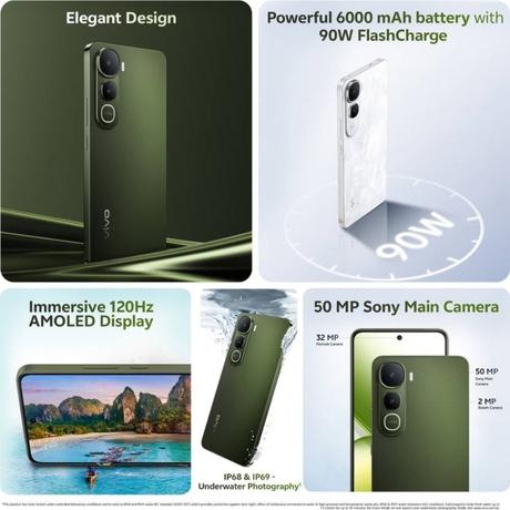 Vivo Y400 256 GB, 8 GB RAM, Green, Mobile Phone-7