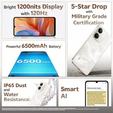 Vivo Y11 5G 64 GB, 4 GB RAM, Midnight Blue, Mobile Phone-2