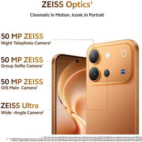 Vivo V80 5G 512 GB, 8 GB RAM, Sunrise Anthem, Mobile Phone-5