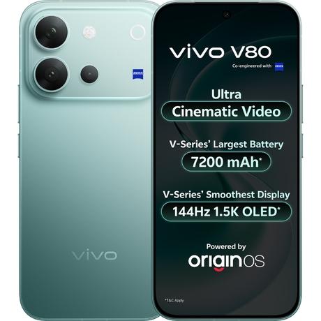 Vivo V80 5G 512 GB, 8 GB RAM, Horizon Blue, Mobile Phone-0