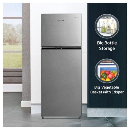 Voltas Beko 230L 1 Star Frost Free Refrigerator (RFF270EW0XIR0I0000GD Brushed Silver, Stabilizer Free Operation)-6