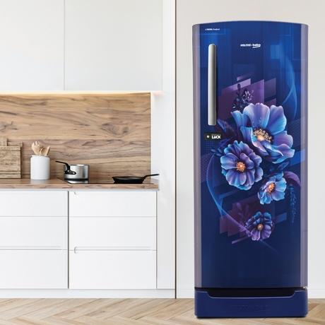 Voltas Beko 183L 5 Star Direct Cool Single Door Refrigerator, (RDC215V/5W0BBE0M0B00GO, Bonita Blue)-9