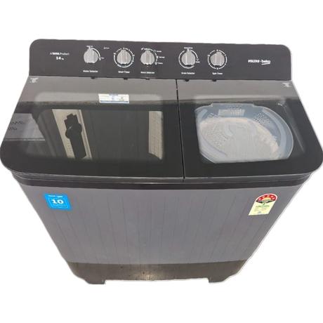 Voltas Beko 14 kg Semi Automatic Washing Mahcine, Black, WTT14UEA-3