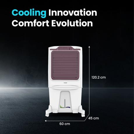 Voltas Epicool 90T Desert Cooler, 90 L, White and Red-6