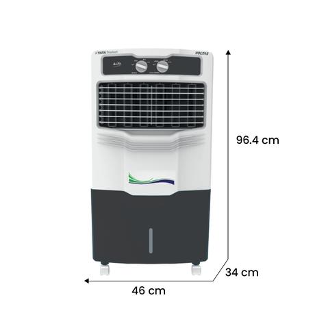 Voltas Alfa 45L Personal Cooler, White/Grey-8