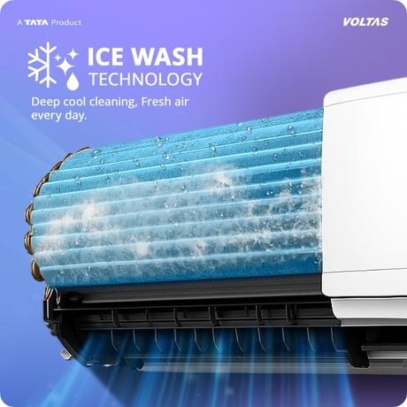 Voltas 1 Ton 3 Star Inverter Split Air Conditioner, Vertis Regal Magnum-1