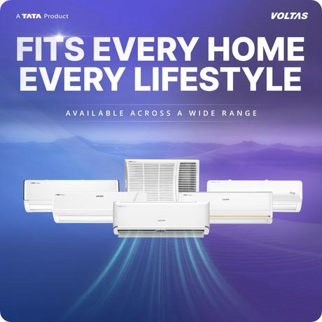 Voltas 1 Ton 3 Star Inverter Split Air Conditioner, Vertis Regal Magnum-8