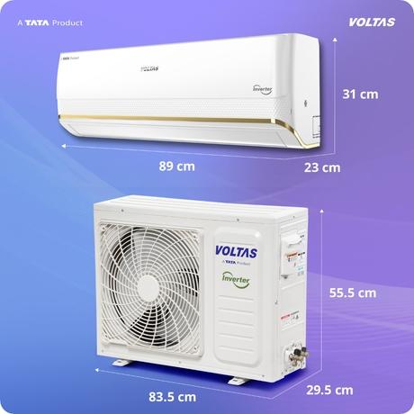 Voltas 1.5 Ton 3 Star Inverter Split Air Conditioner, Vertis Regent Magnum-10