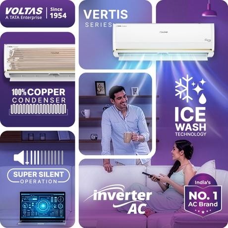 Voltas 1.5 Ton 3 Star Inverter Split Air Conditioner, Vertis Regent Magnum-11