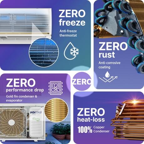 Voltas 1.5 Ton 3 Star Inverter Split Air Conditioner, Vertis Regent Magnum-14