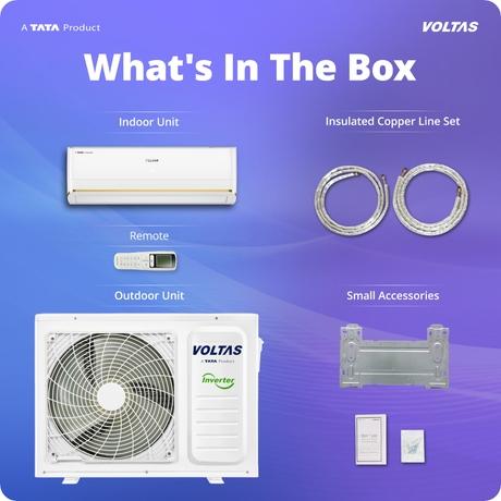 Voltas 1.5 Ton 3 Star Inverter Split Air Conditioner, Vertis Regent Magnum-7