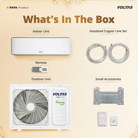 Voltas 1.5 Ton 3 Star Heavy Duty Inverter Split Air Conditioner, Venus Luxe-6