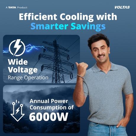 Voltas 2 Ton 3 Star Inverter Split Air Conditioner, Vectra Elegant-1