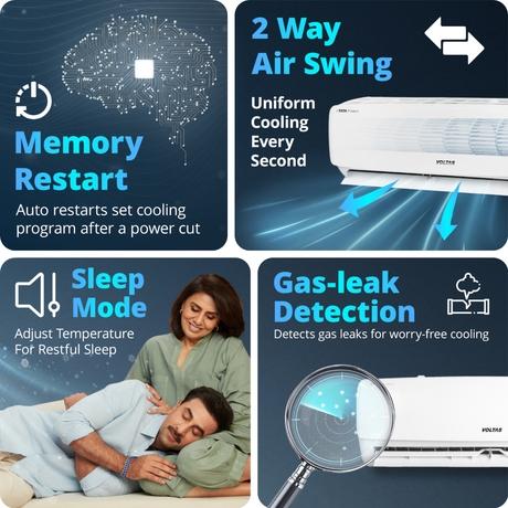 Voltas 2 Ton 3 Star Inverter Split Air Conditioner, Vectra Elegant-15