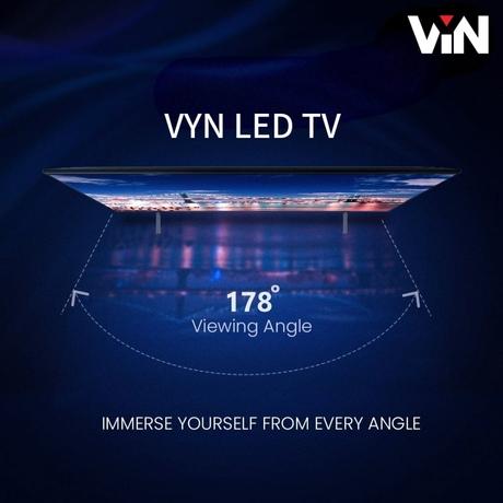 VYN 80 cm (32 inch) HD Basic LED TV, VYB32F Black (2026 Model)-9
