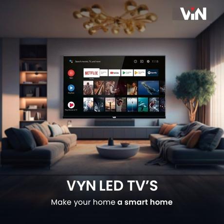 VYN 80 cm (32 inch) HD Smart LED TV, VYS32F Black (2026 Model)-4