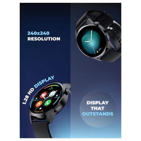 Buy Hammer Pulse Bluetooth Calling Smart Watch, Black at