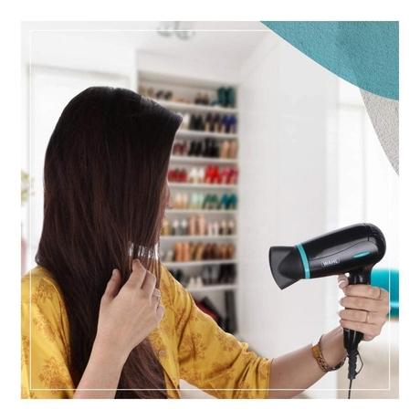 Wahl 1200 Watts Hair Dryer, 2 Heat Settings, Ultra Portable, WCHD4-1124, Black-4