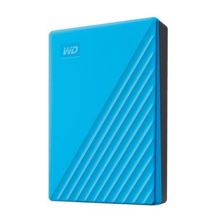 Western Digital 4 TB My Passport External Portable Hard Disk Drive (HDD), USB 3.0, Blue, WDBPKJ0040BBL-2