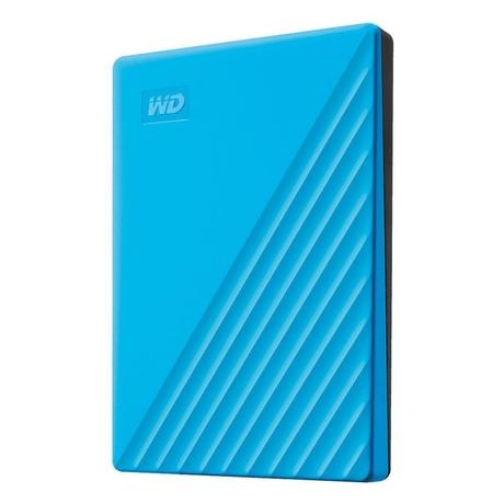 Western Digital 2 TB My Passport External Portable Hard Disk Drive (HDD), USB 3.0, Blue, WDBYVG0010BBK-2