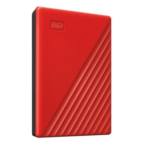 Western Digital 2 TB My Passport External Portable Hard Disk Drive (HDD), USB 3.0, Red, WDBYVG0020BRD-3