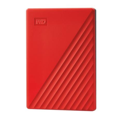 Western Digital 4 TB My Passport External Portable Hard Disk Drive (HDD), USB 3.0, Red, WDBPKJ0040BRD-2