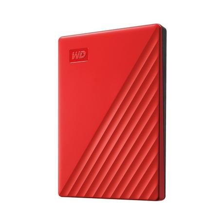 Western Digital 4 TB My Passport External Portable Hard Disk Drive (HDD), USB 3.0, Red, WDBPKJ0040BRD-3