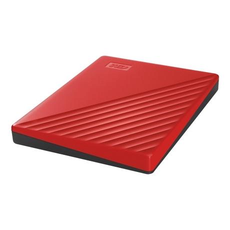 Western Digital 4 TB My Passport External Portable Hard Disk Drive (HDD), USB 3.0, Red, WDBPKJ0040BRD-4