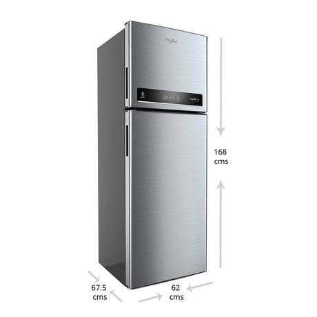 Whirlpool 360 litres 3 Star Double Door Refrigerator, Cool Illusia Intellifresh INV CNV 375 ELT-1